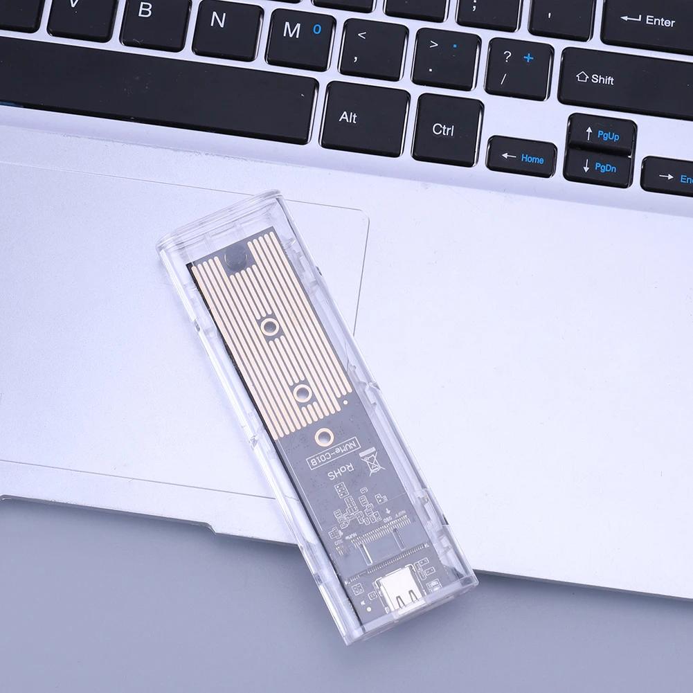 M.2 NVME PCIe NGFF SATA   Ŭ SSD ̽, USB C Ÿ, 10Gbps SSD   Ŭ ϵ ũ ڽ